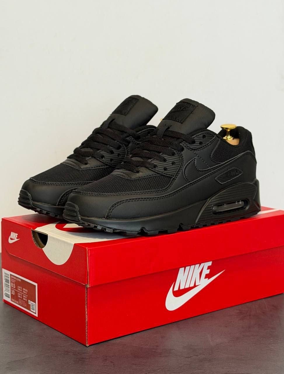 кроссовки nike air max 90 кожаные черные,кроссовки мужские nike air max 90,кроссовки nike air max 90,кроссовки nike air max,черные кроссовки nike air max 90