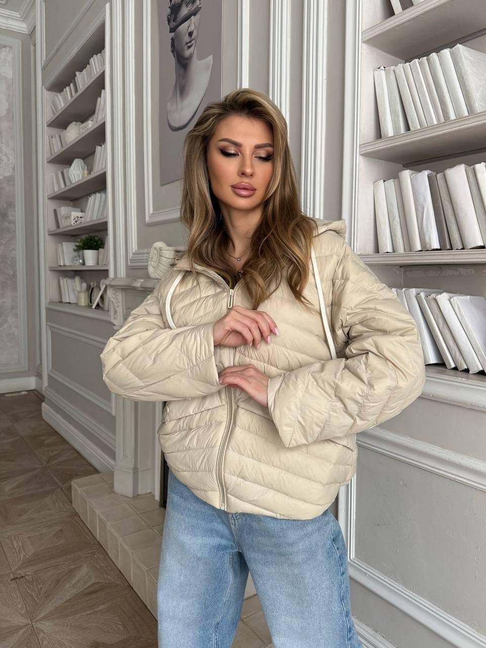 куртка женская,куртка zara puffer crop бежевая,куртка,куртка демисезонная,стильная куртка