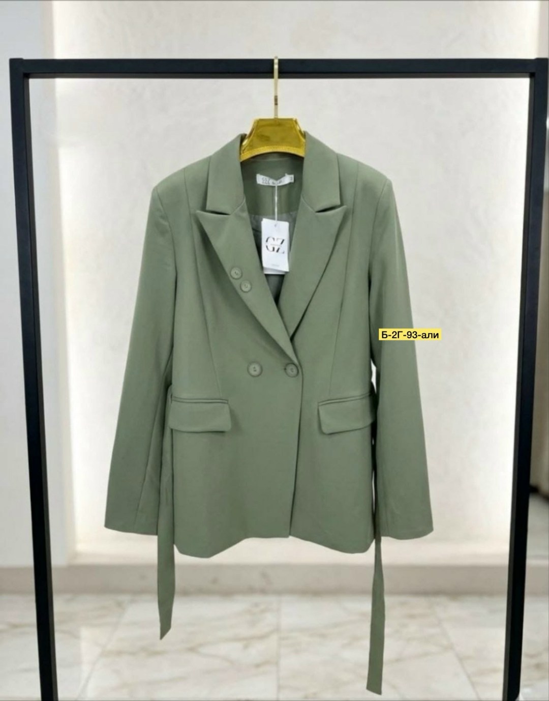 женский пиджак,пиджак прямой grace collection,пиджак,пиджак и жакет,жакет с поясом