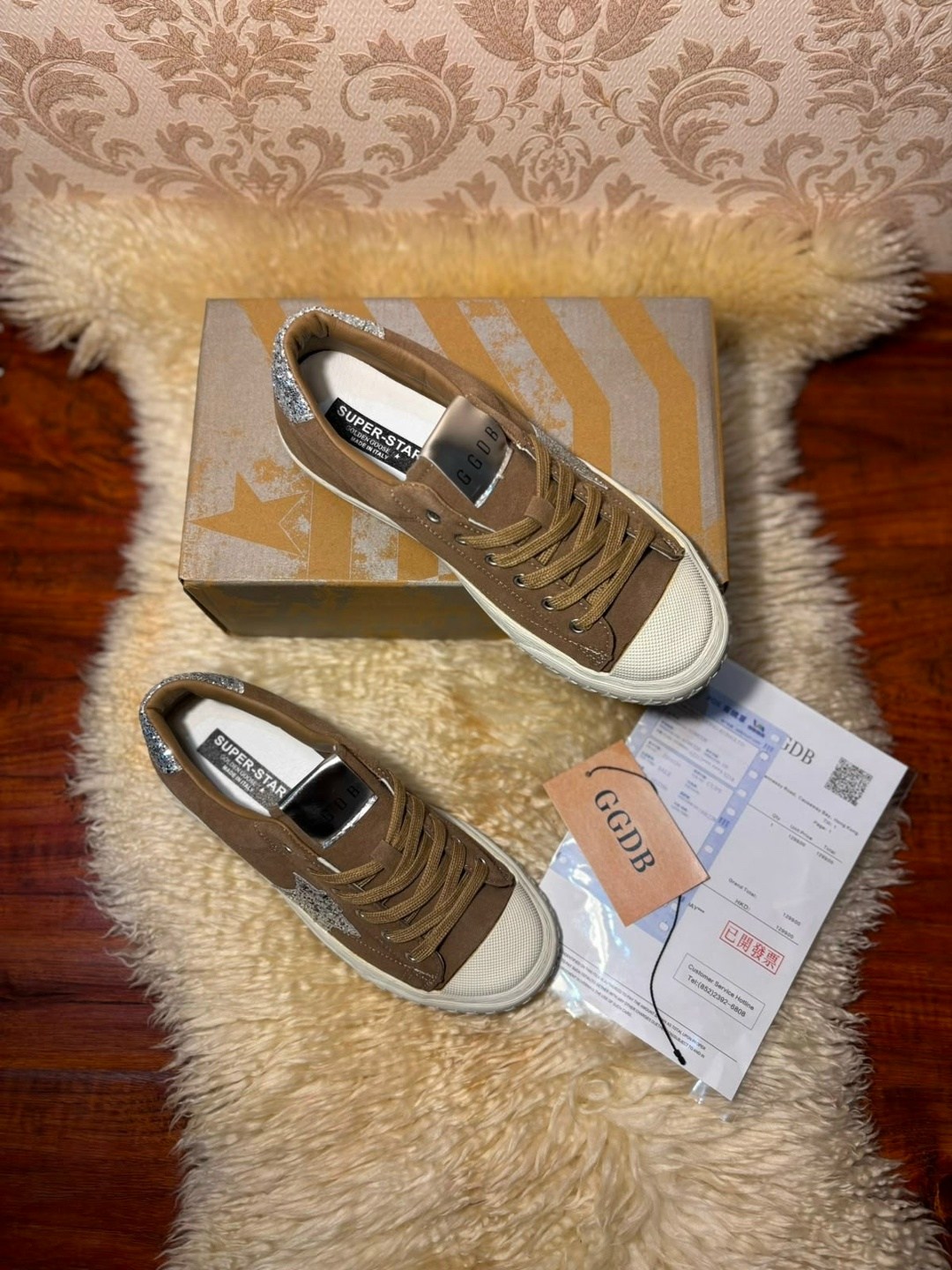,golden goose super star,кеды golden goose,кроссовки golden goose hi star из замши коричневый,golden goose кроссовки