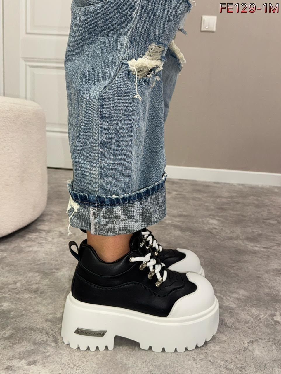 ,ботинки balenciaga,ботинки на низкой подошве, женская,ботинки на платформе