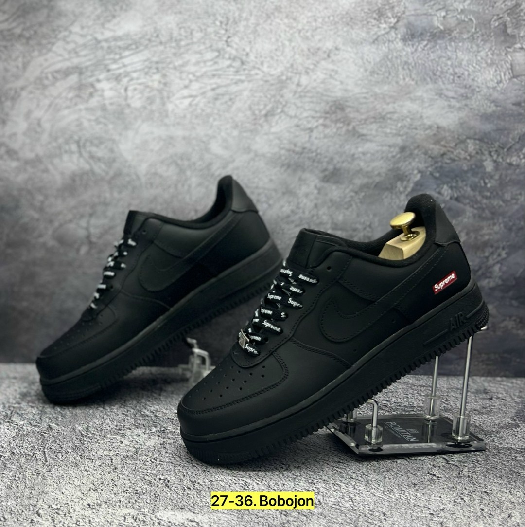 nike air force 1 low & supreme black,кроссовки nike air force 1 supreme,nike air force 1 supreme,кроссовки nike air force 1 low x supreme "black",air force 1 supreme