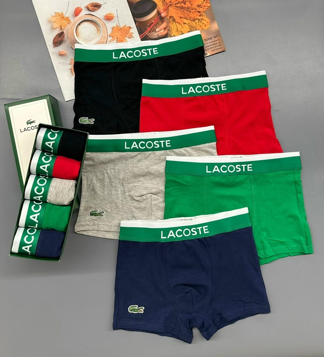 набор трусов lacoste,трусы мужские lacoste,комплект трусов боксеры lacoste,комплект трусов мужских lacoste lac3 в ассортименте 52-54,трусы lacoste
