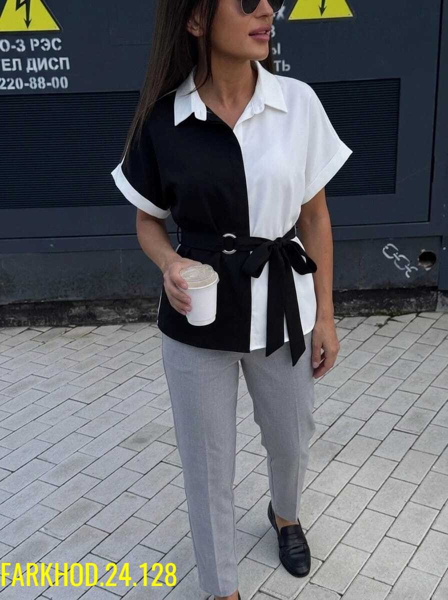 блузка стильная,блуза удлиненная,блуза с поясом,женская блузка,стильная женская рубашка