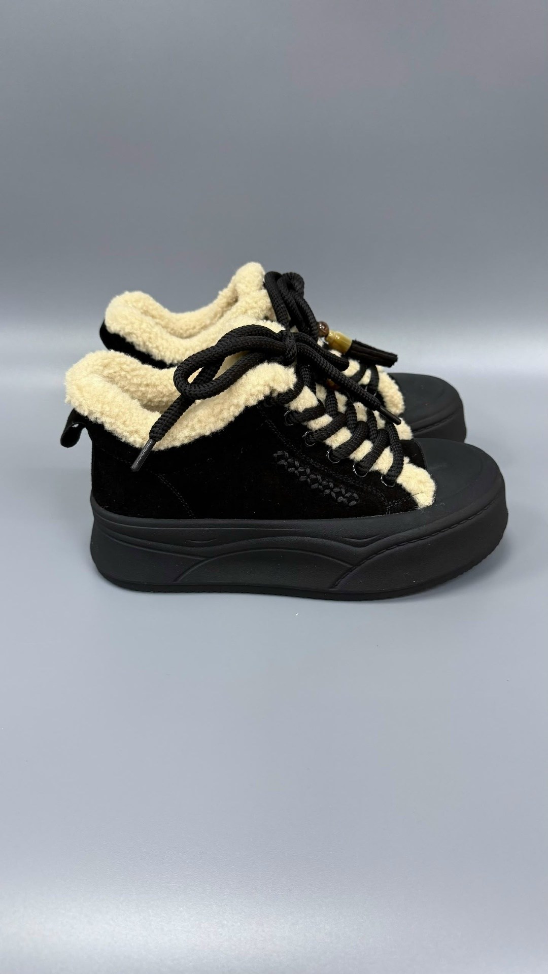 ,кеды inuikii shearling черный,кеды с мехом,кеды женски,кеды женские ash 9ah.ah130588.s черные 39 ru