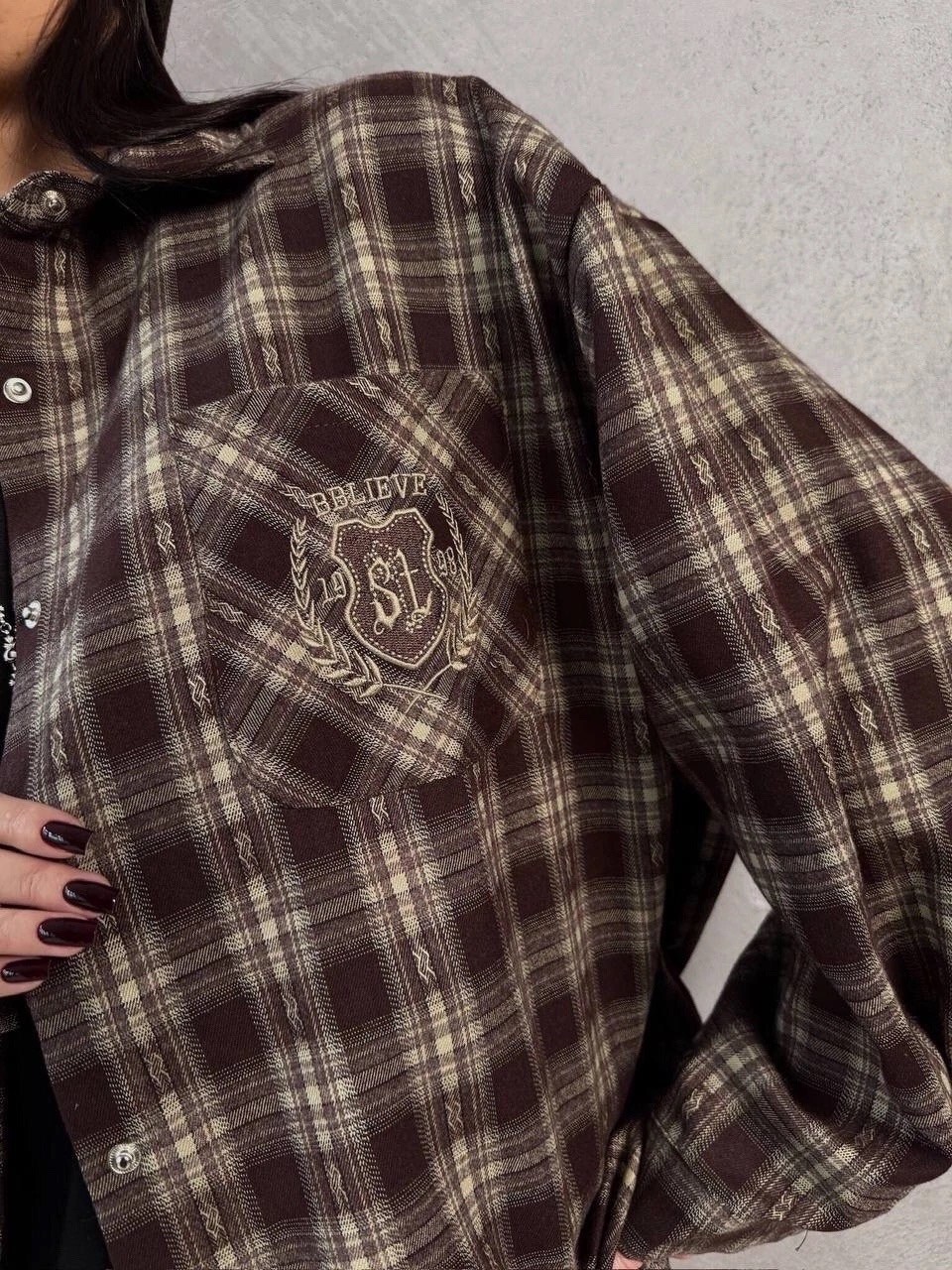 рубашка в клетку,рубашка в клетку oversize,рубашка в клетку оверсайз варенка umalook,рубашка в клетку женская оверсайз,рубашка в клетку оверсайз удлиненная karyline