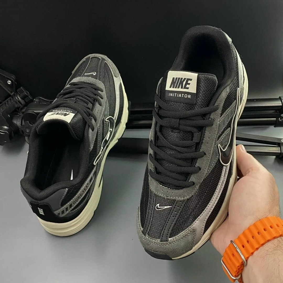 кроссовки nike initiator,кроссовки nike initiator black and silver,кроссовки nike initiator 'anthracite cool grey',кроссовки мужские nike initiator графитовые ib3083-001,мужские кроссовки nike