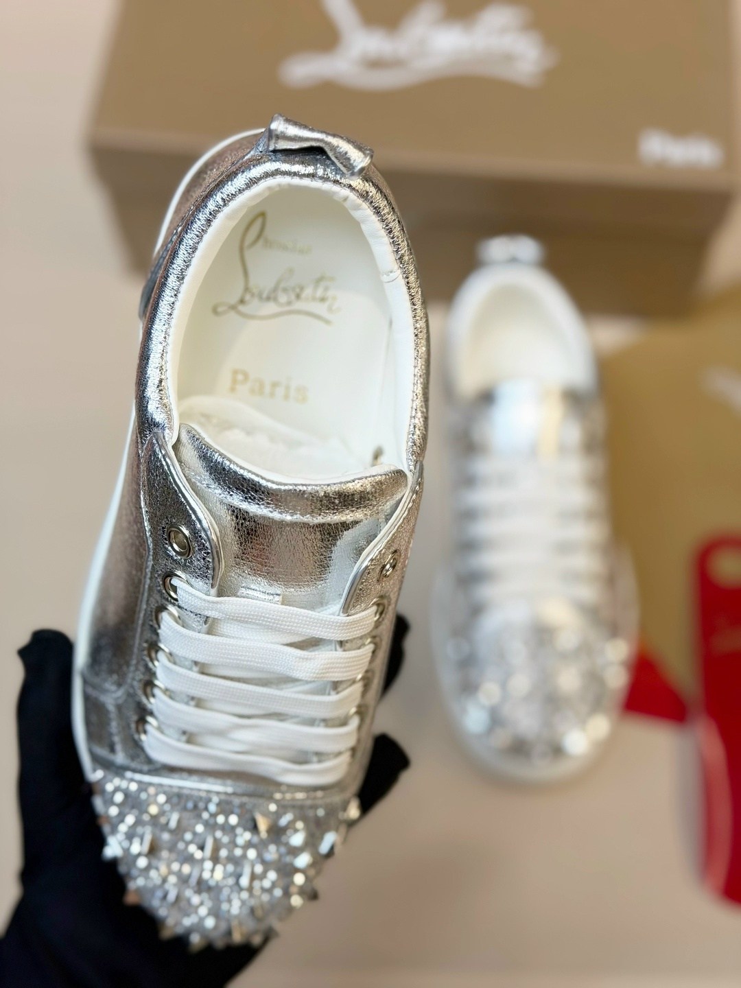 кроссовки christian louboutin,,обуви,спортивная ,повседневная