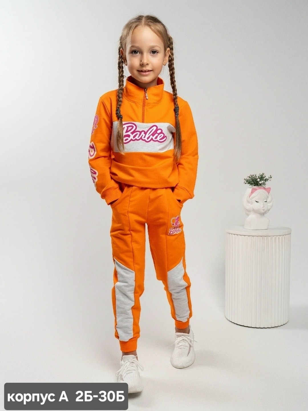 костюм для девочек,детские спортивные костюмы из футера,костюм сиреневый,костюм спортивный барби,костюм спортивный