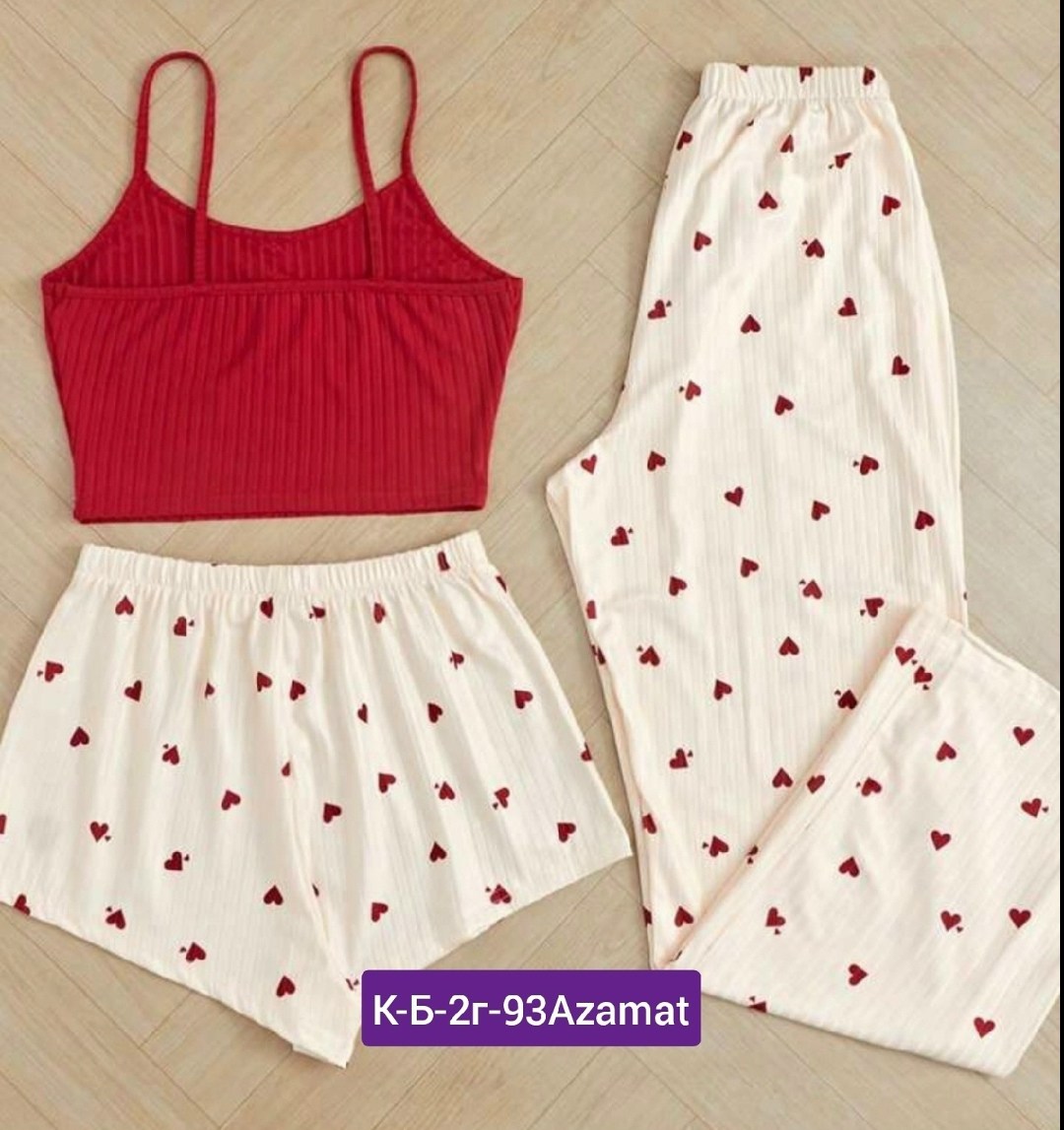 комплект пижама,женский пижамный комплект,домашняя одежда пижама,женский пижамный комплект из 3 предметов,женская пижама комплект