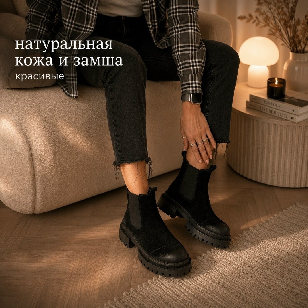 ботинки челси из натуральной кожи и меха на платформе зимние obba 250463729,ботинки челси из натуральной кожи и меха на платформе зимние obba,ботинки челси из натуральной кожи и меха на платформе зимн
