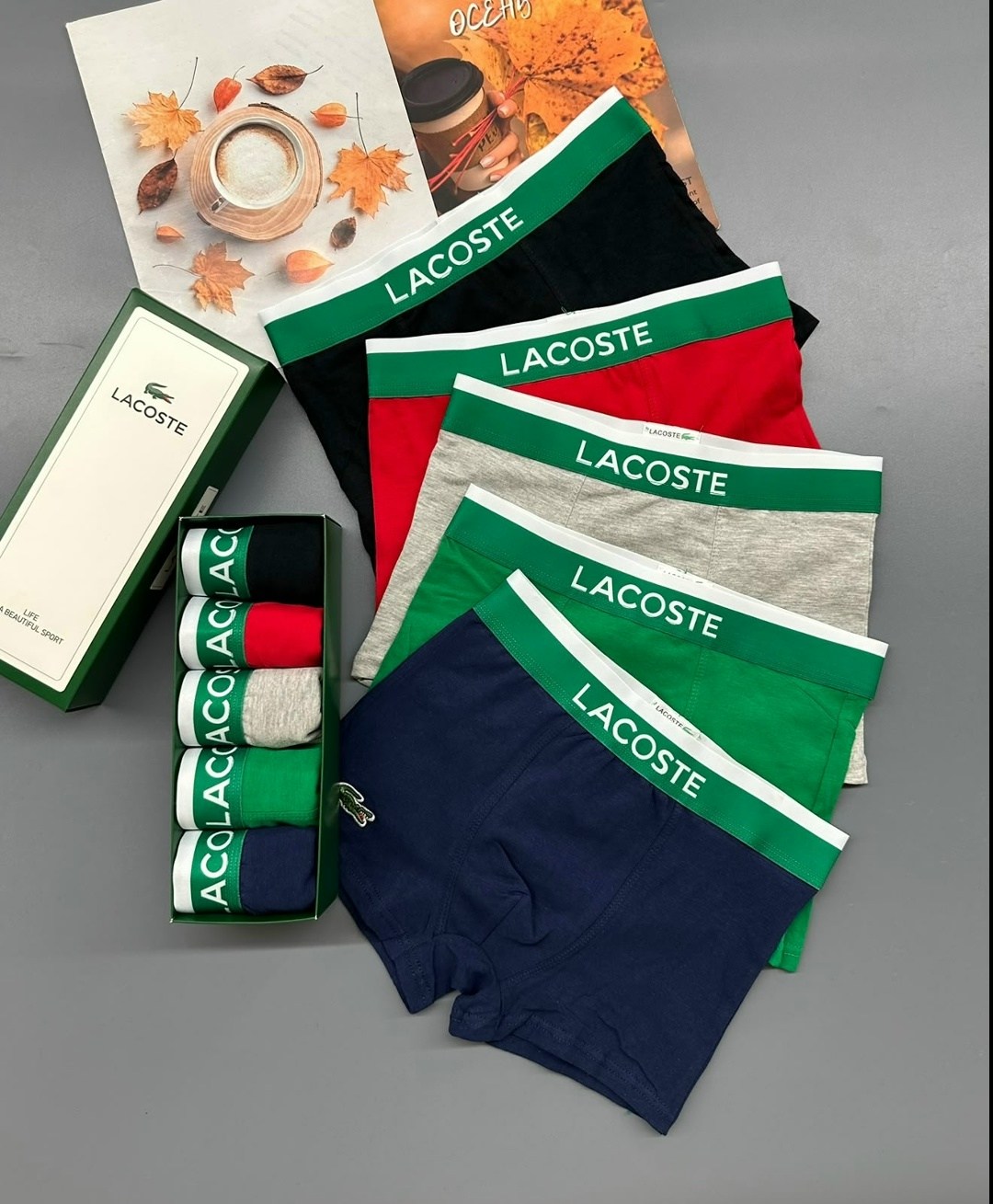 набор трусов lacoste,трусы мужские lacoste,комплект трусов боксеры lacoste,комплект трусов мужских lacoste lac3 в ассортименте 52-54,трусы lacoste
