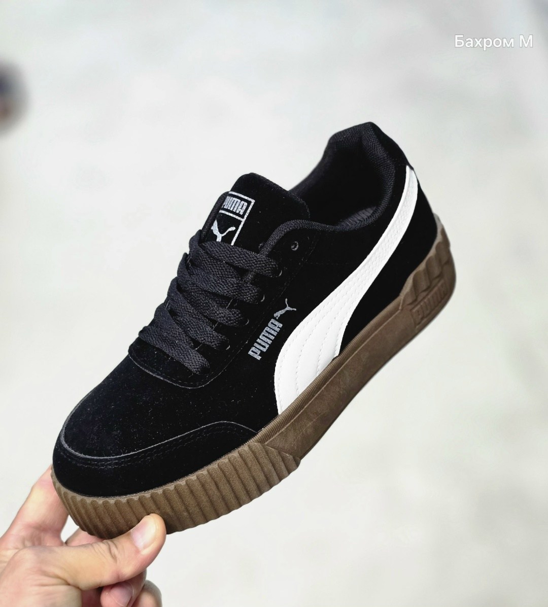 кеды пума женские замшевые на толстой подошве,кроссовки puma suede creepers,кеды пума женские черные замшевые,,пума кеды