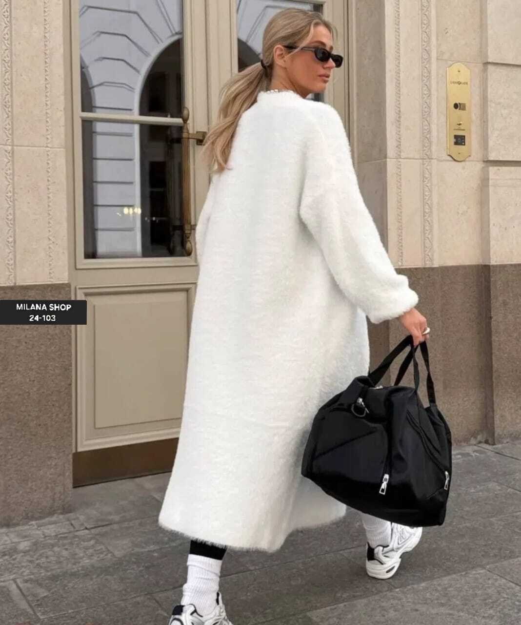 кардиган удлинение chuvyshop,кардиган удлинения kenchin из нежной альпаки,кардиган женский белый,пушистый кардиган,кардиган женский длинный теплый