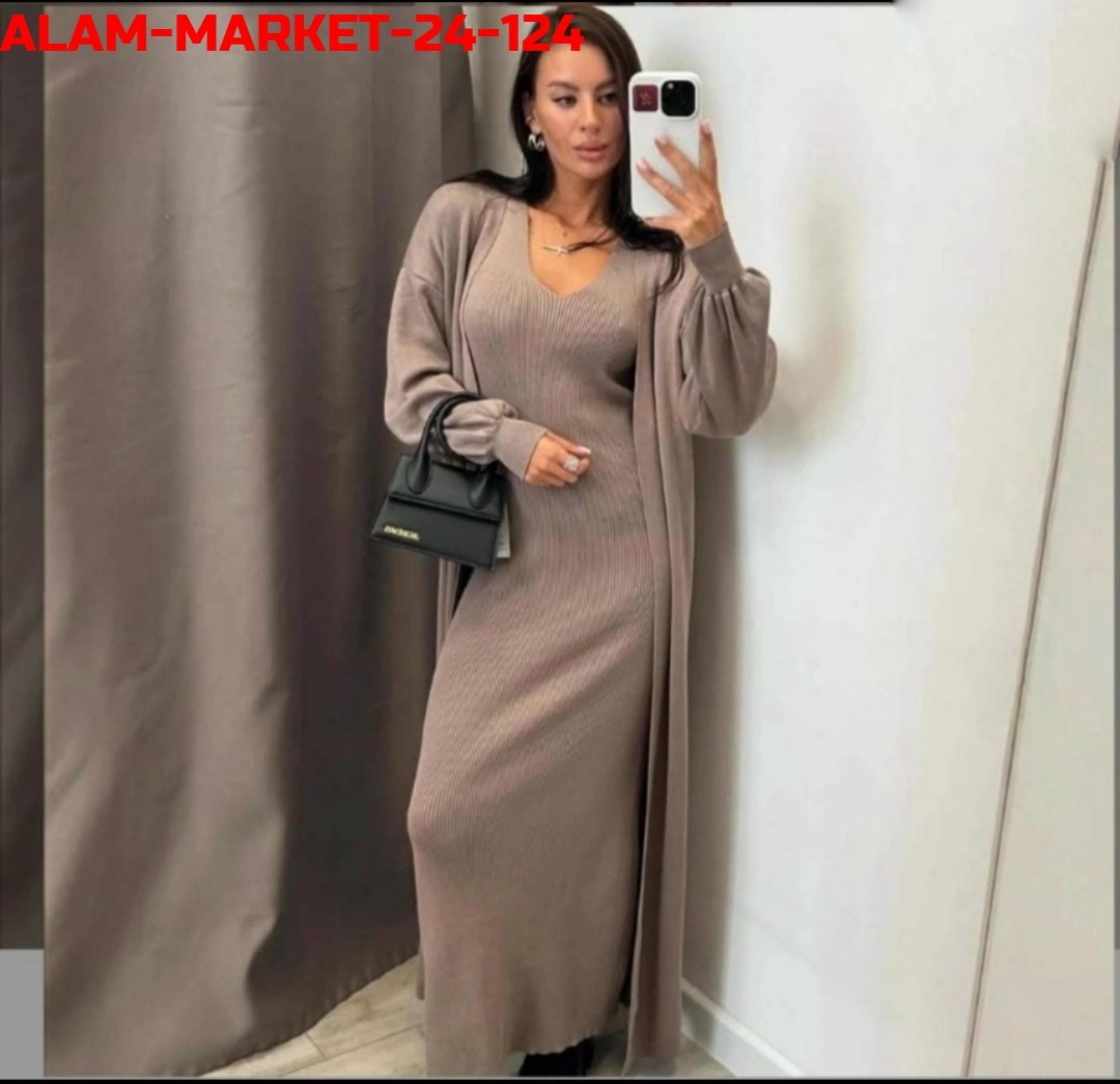 трикотажная двойка (платье + кардиган) в стиле ysl,платье женское+ кардиган,платье лапша с кардиганом,платье + кардиган,костюм платье кардиган