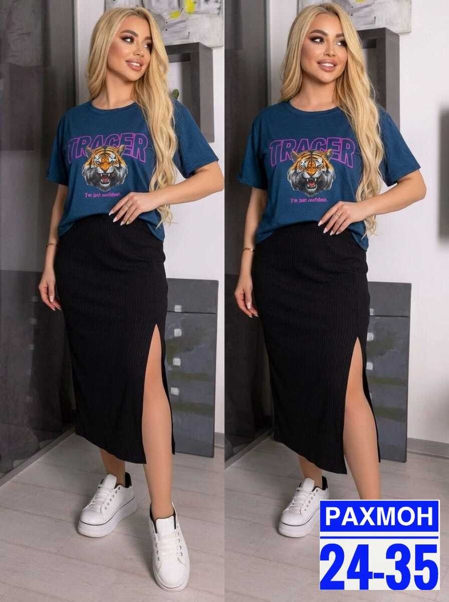 костюм с юбкой женский,костюм с юбкой,женская футболка,костюм женский двойка с юбкой,костюм из трикотажа