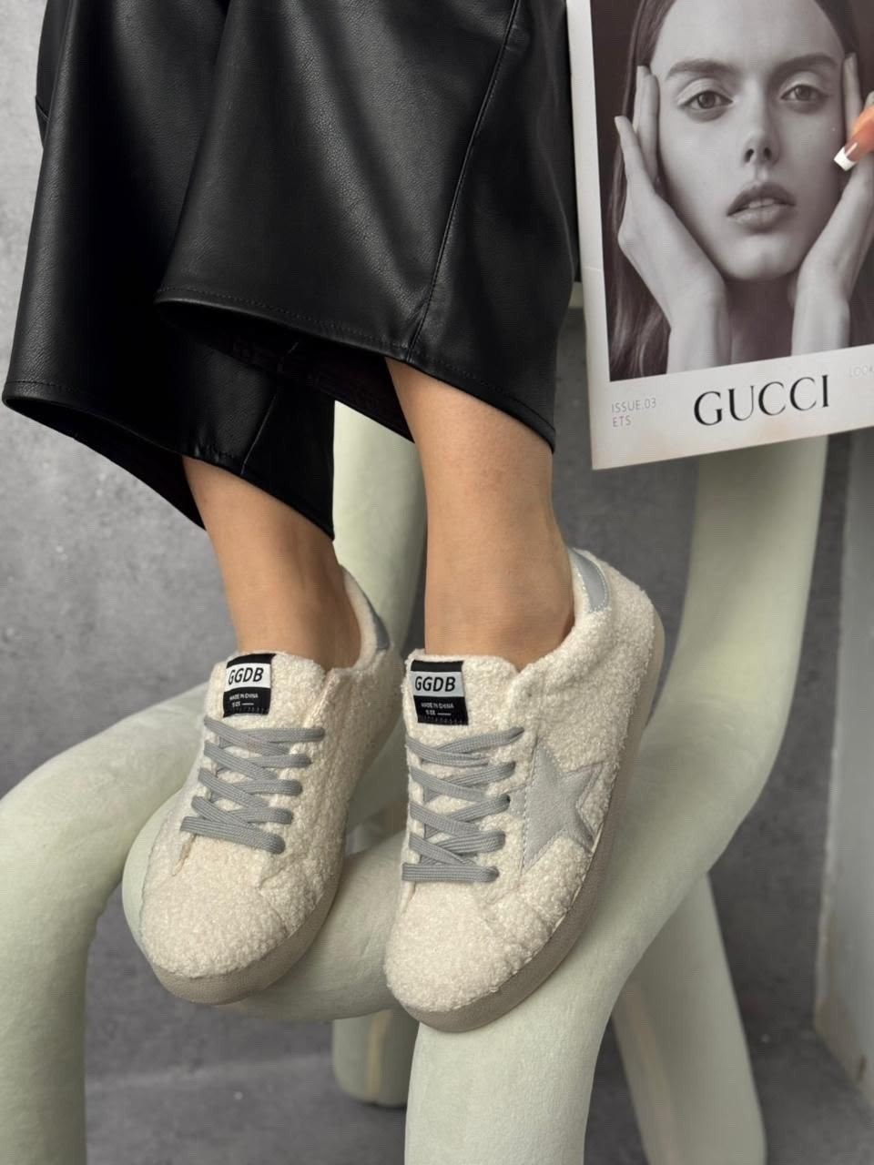 ,кеды женски,кроссовки golden goose,стильные кеды,кеды зимние с натуральным мехом golden goose premium shoes