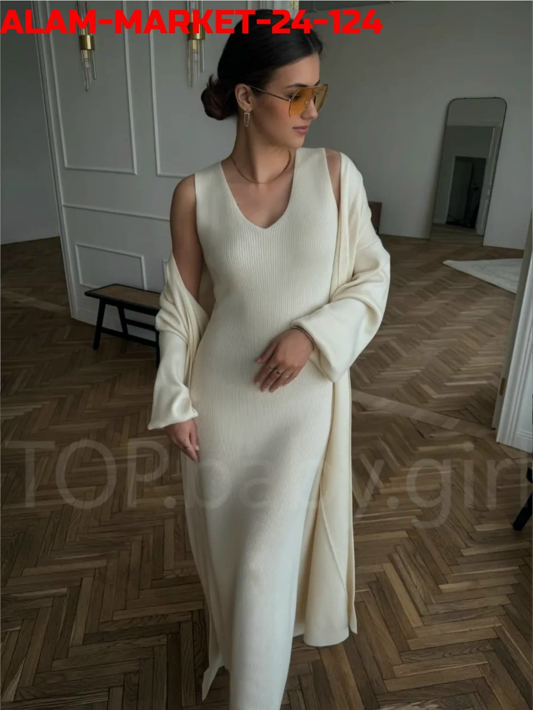 трикотажная двойка (платье + кардиган) в стиле ysl,платье женское+ кардиган,платье лапша с кардиганом,платье + кардиган,костюм платье кардиган