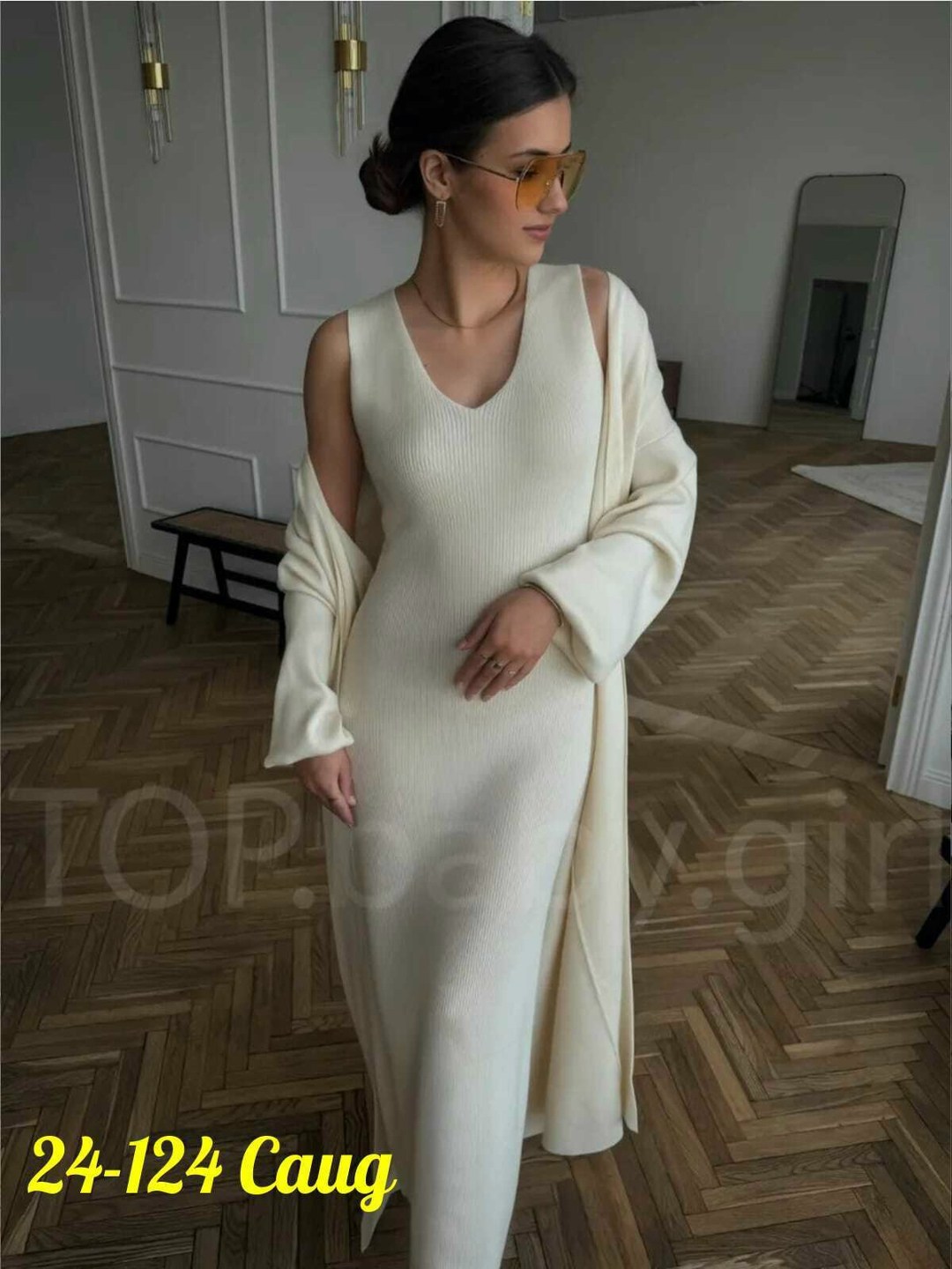 трикотажная двойка (платье + кардиган) в стиле ysl,платье женское+ кардиган,платье лапша с кардиганом,костюм платье кардиган,платье + кардиган