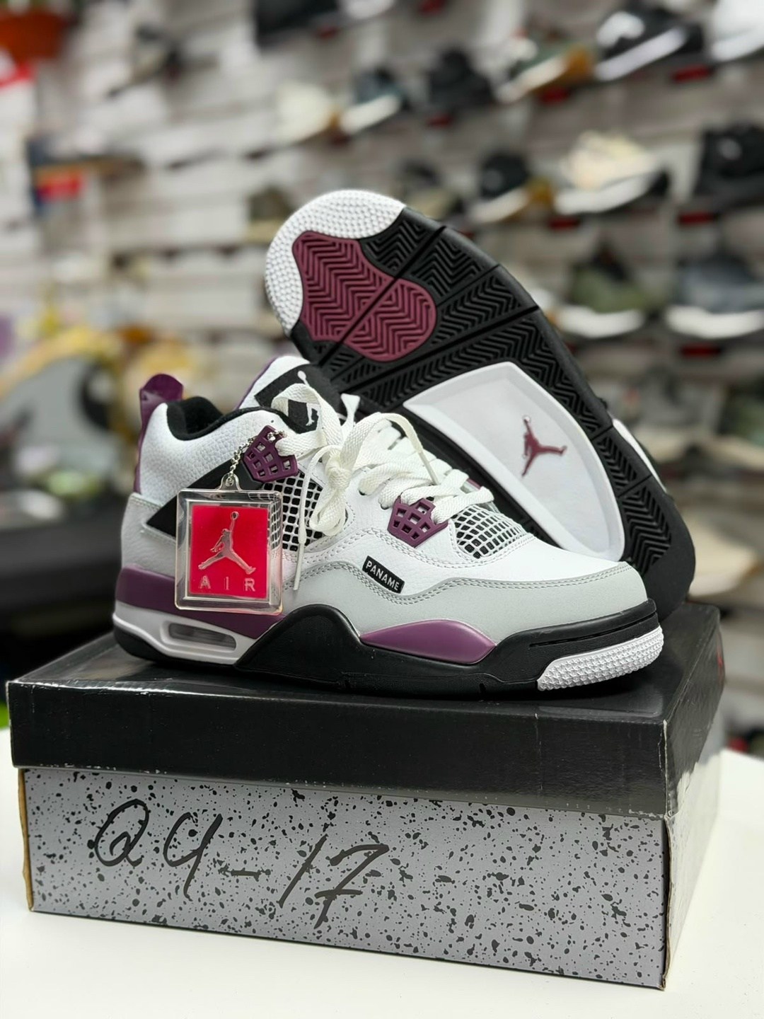 nike air jordan 4 retro,nike air jordan 4 retro white green aq3816-163,air jordan 4,баскетбольная ,nike air jordan 4