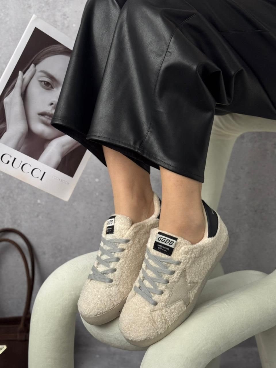 ,кеды женски,кроссовки golden goose,стильные кеды,кеды зимние с натуральным мехом golden goose premium shoes