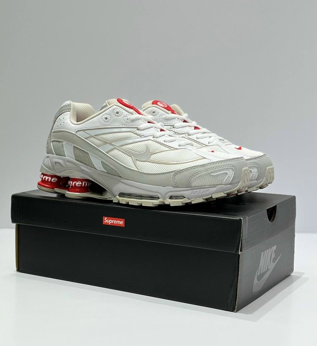 кроссовки supreme x nike shox ride 2,supreme x nike shox ride 2,кроссовки supreme x nike shox ride 2 sp белые,supreme nike shox ride 2,кроссовки nike - x supreme shox ride 2 sp «white»