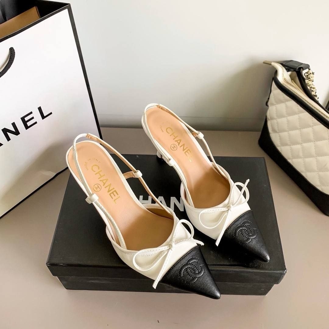 босоножки шанель бежевые,туфли chanel,босоножки chanel,босоножки шанель,черно бежевые туфли шанель