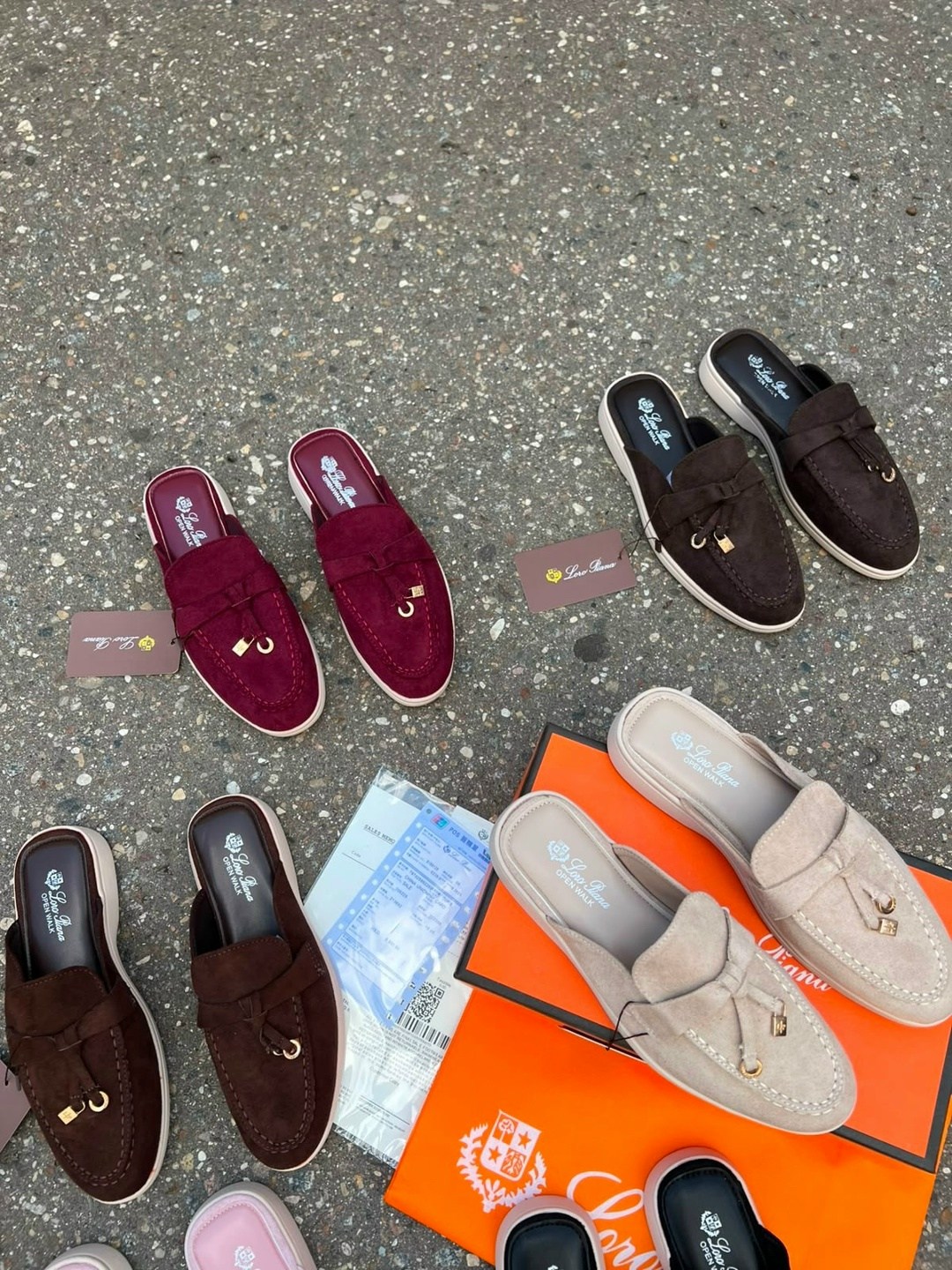 ,женская ,лоферы loro piana,женские замшевые мюли loro piana бежевые,мюли женские