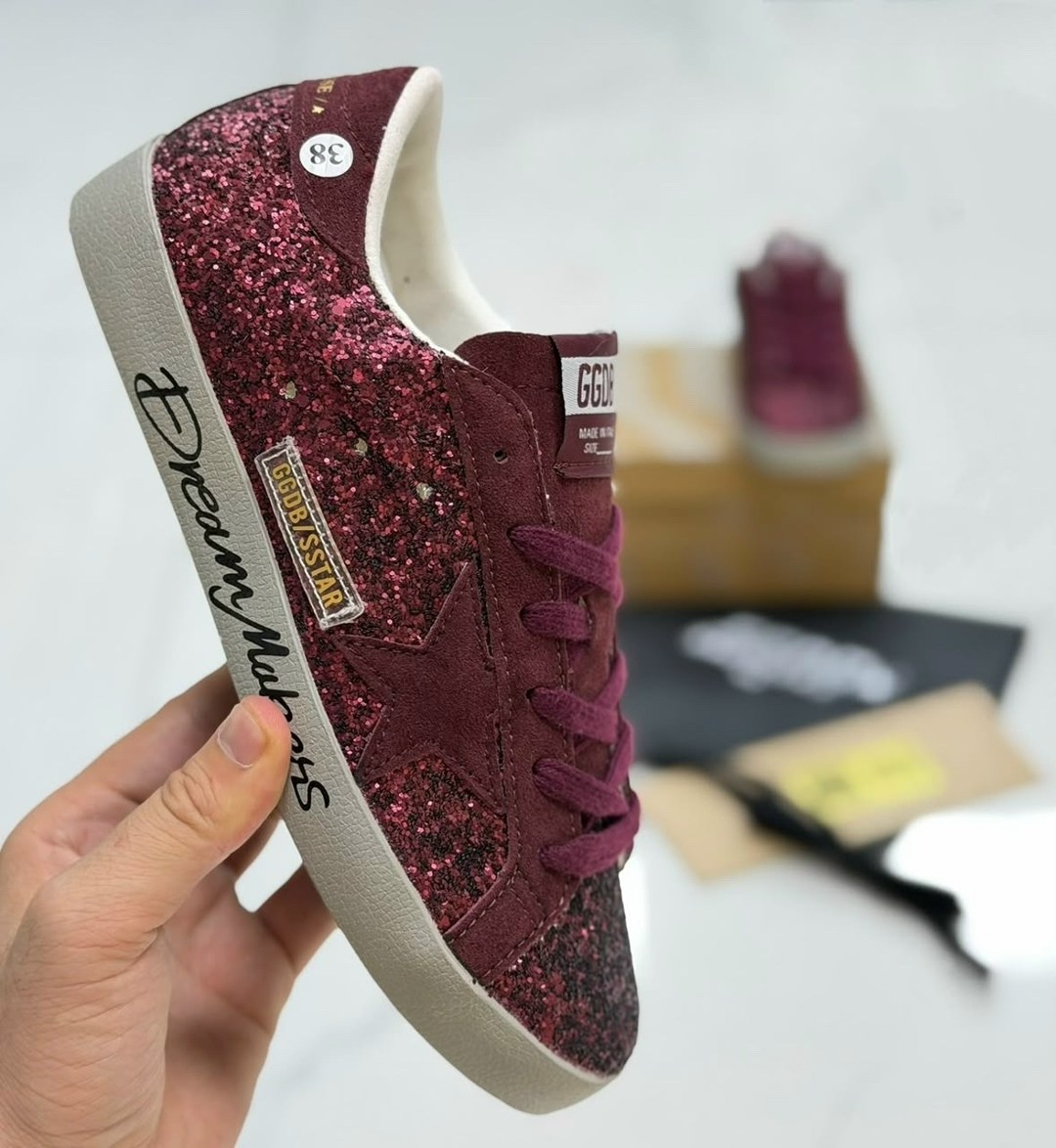 ,golden goose кеды,golden goose кеды блестящие,golden goose кеды glitter,кеды golden goose hi star glitter low-top