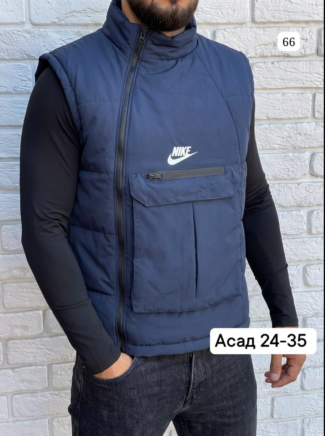 жилетка nike,жилет мужской,мужская жилетка,безрукавка мужская,жилет теплый