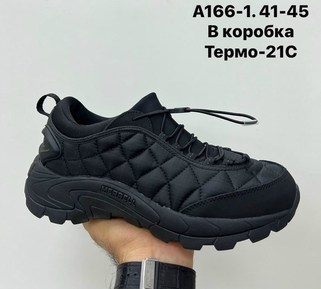 кроссовки термо мужские merrell,термо кроссовки merrell,мужские кроссовки merrell,кроссовки merrell,зимние мужские кроссовки merrell moc black (флис)