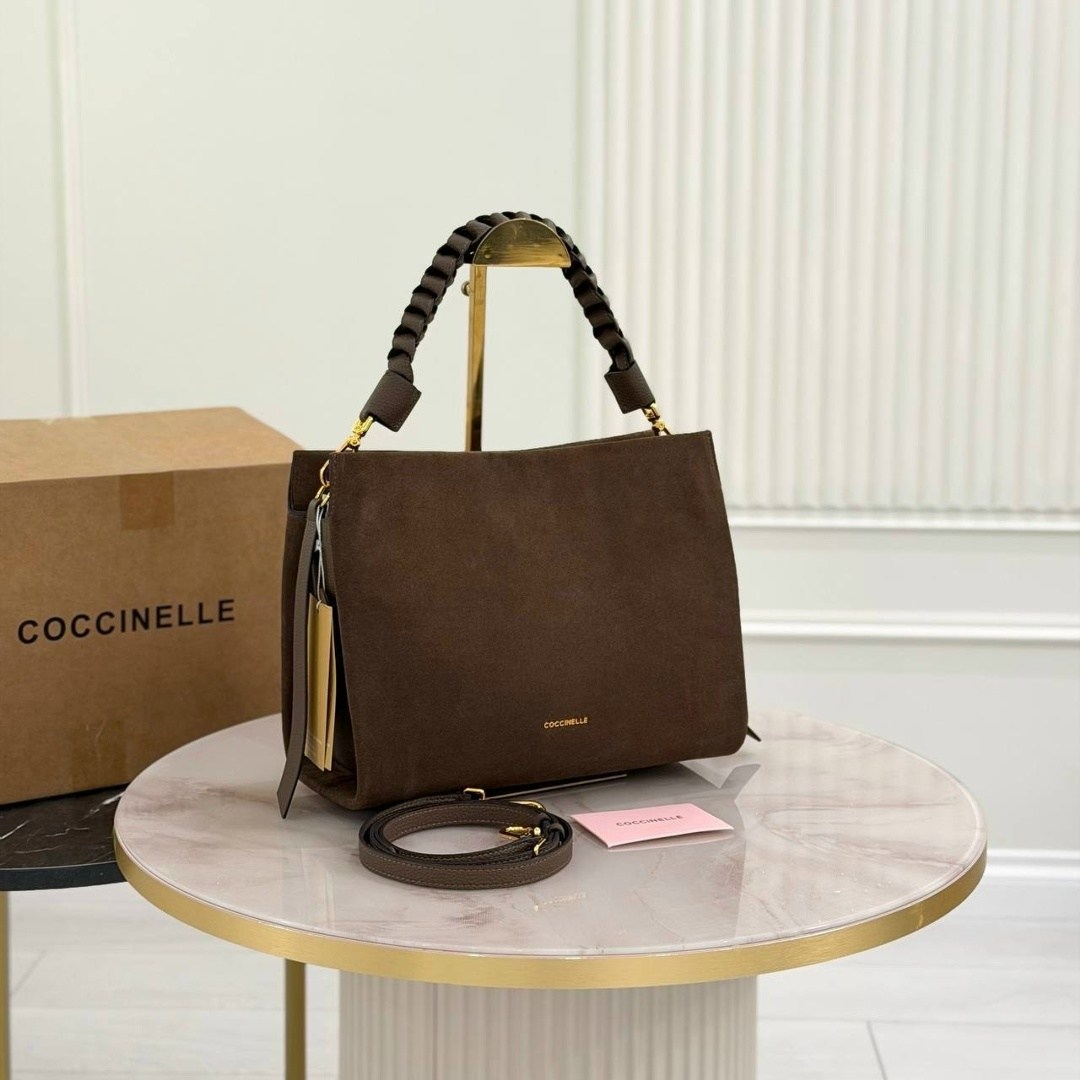 сумка coccinelle,сумка coccinelle boheme,сумка,женская сумка,замшевая сумка