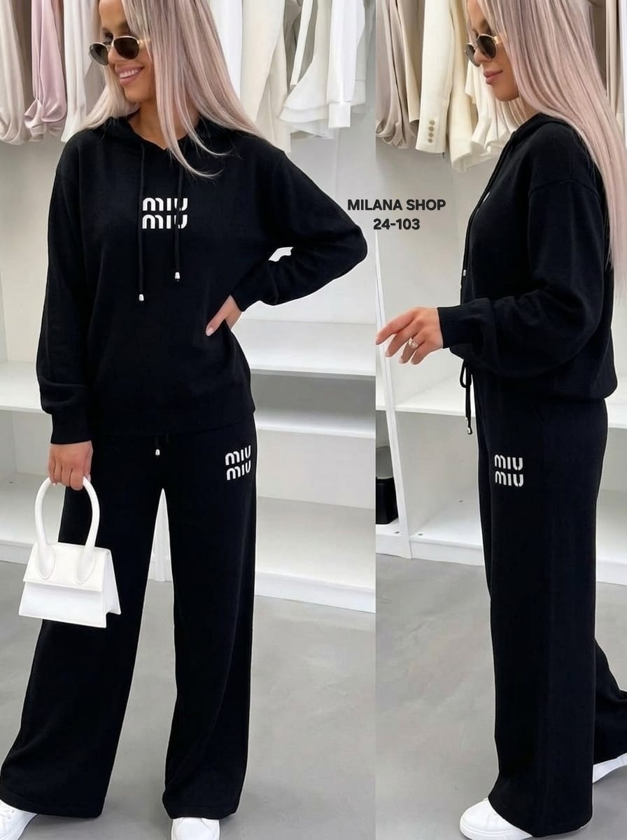 вязаный костюм свитшот и брюки trend collection,костюм трикотажный женский,трикотажные костюмы,женские костюмы,спортивные женские костюмы