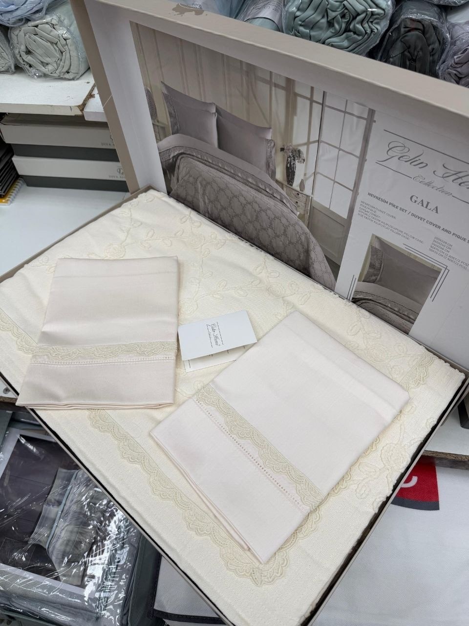 комплект постельного белья gelin home,постельное белье gelin home,постельное белье mine сатин делюкс евро сп gelin home,постельного белья,белое постельное белье