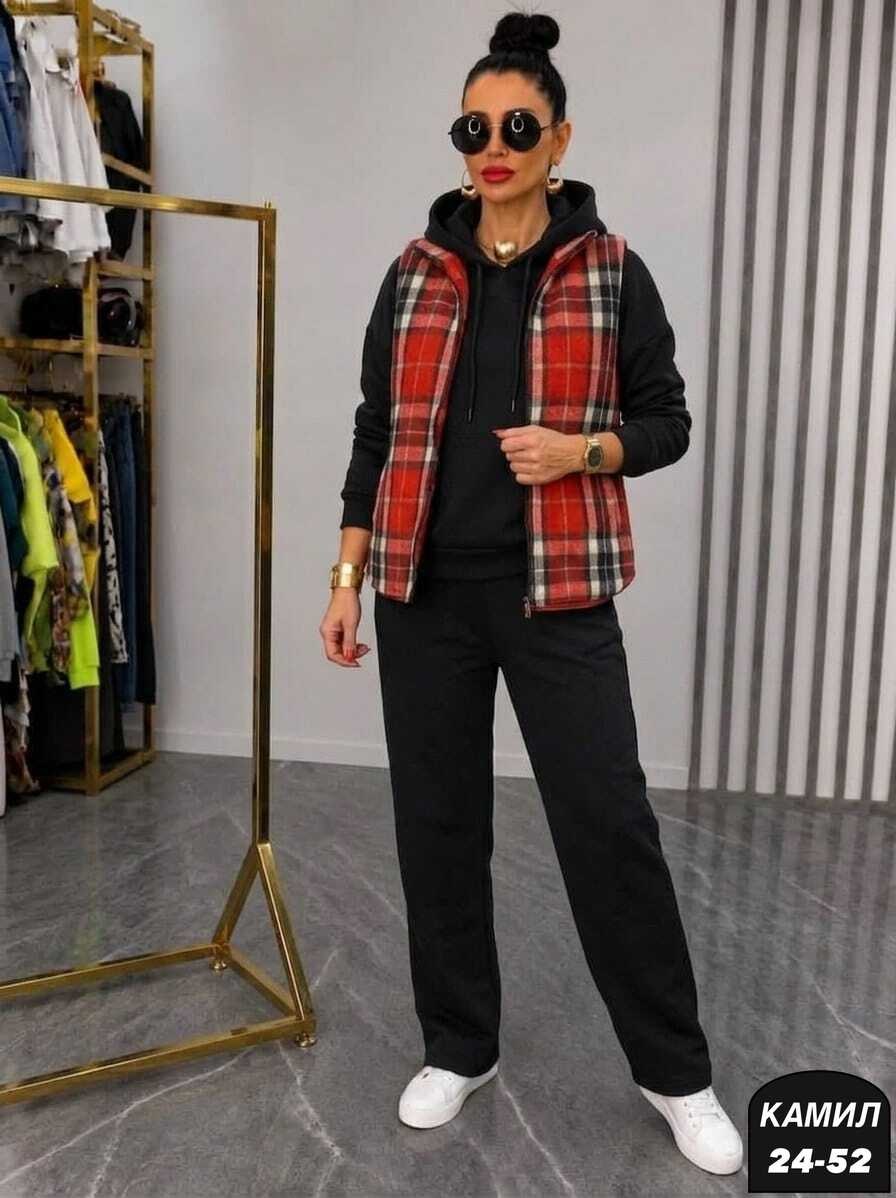 женский костюм тройка,жилет burberry,жилетка burberry,жилет в клетку,двусторонний жилет