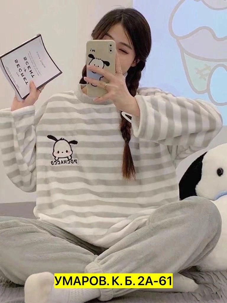 пижама плюшевая теплая со штанами rurumi,пижама теплая плюшевая со штанами boi_boi,пижама теплая плюшевая со штанами,пижама плюшевая теплая со штанами rurumi 285520854,пижама женская теплая