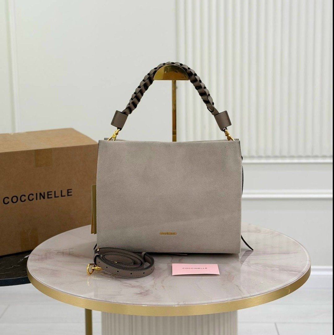 сумка coccinelle,сумка coccinelle boheme,сумка,женская сумка,замшевая сумка