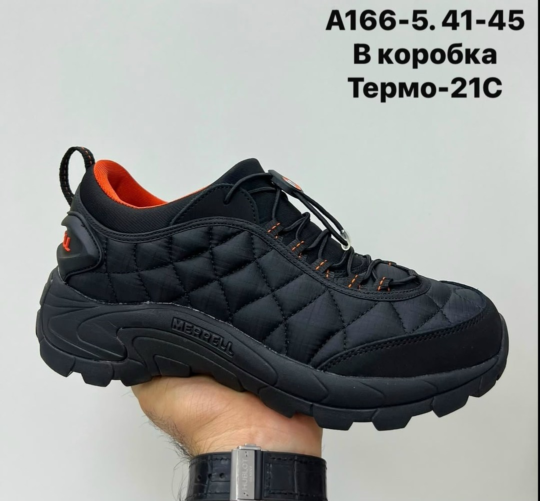 кроссовки термо мужские merrell,термо кроссовки merrell,мужские кроссовки merrell,кроссовки merrell,зимние мужские кроссовки merrell moc black (флис)