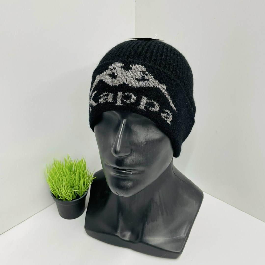 шапка kappa,шапка каппа,шапка kappa черный,шапка kappa g21lxxwyb4,шапка