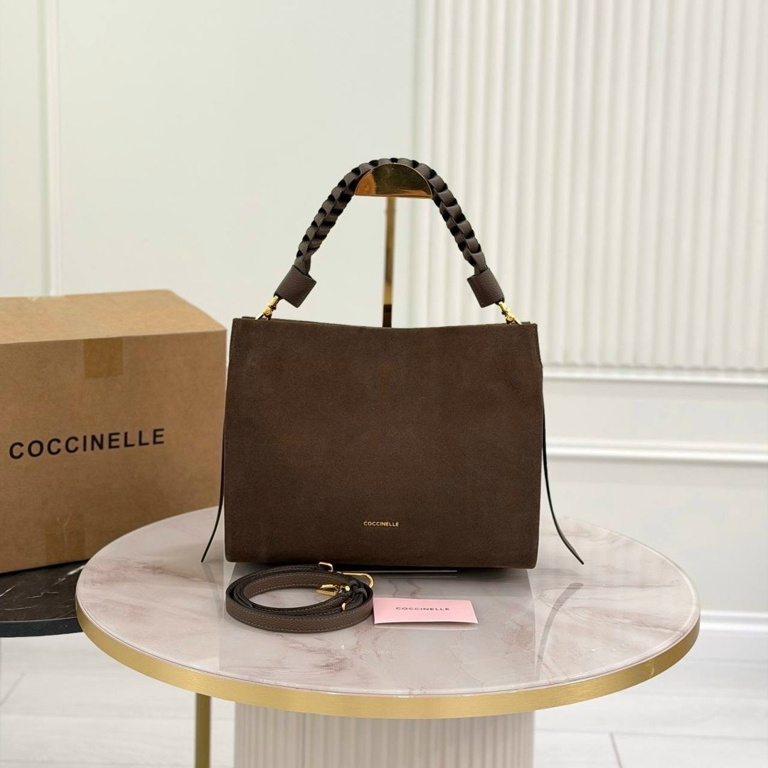 сумка coccinelle,сумка coccinelle boheme,сумка,женская сумка,замшевая сумка