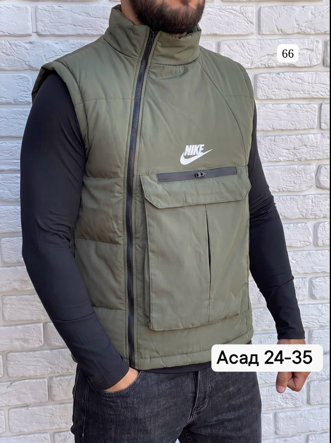 жилетка nike,жилет мужской,мужская жилетка,безрукавка мужская,жилет теплый