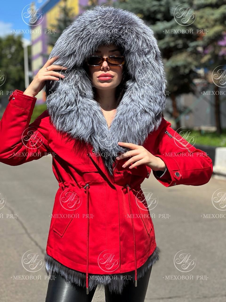 парка меховая,парка с мехом,женская парка с мехом,зимняя женская парка с мехом,парка с натуральным мехом