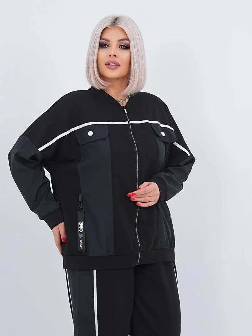спортивный костюм больших размеров с брюками паллацо janna collection,cпортивный костюм больших размеров,костюм спортивный,костюм спортивный женский,спортивный костюм больших размеров с брюками паллац