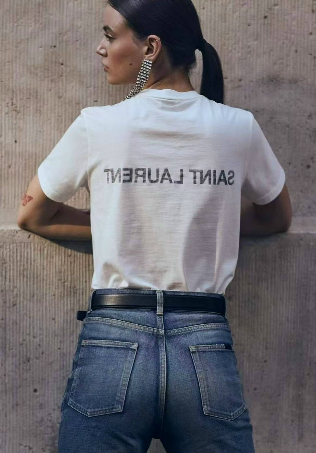 saint laurent футболка,футболки для женщин,saint laurent,футболки женская