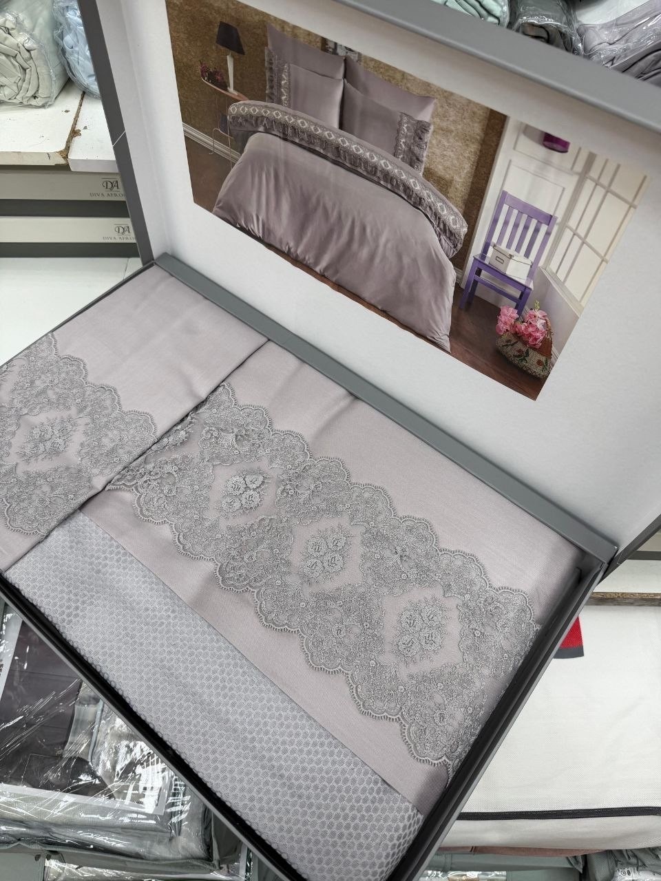 комплект постельного белья gelin home,постельное белье gelin home,постельное белье mine сатин делюкс евро сп gelin home,постельного белья,белое постельное белье