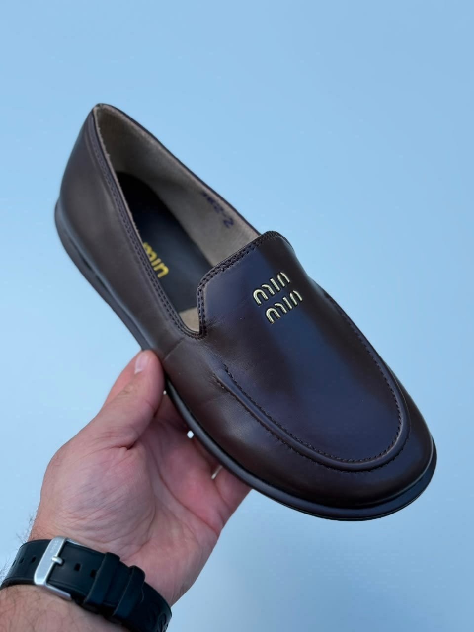 лоферы miu miu,,лоферы миу миу,женские лоферы,туфли miu miu кожаные лоферы