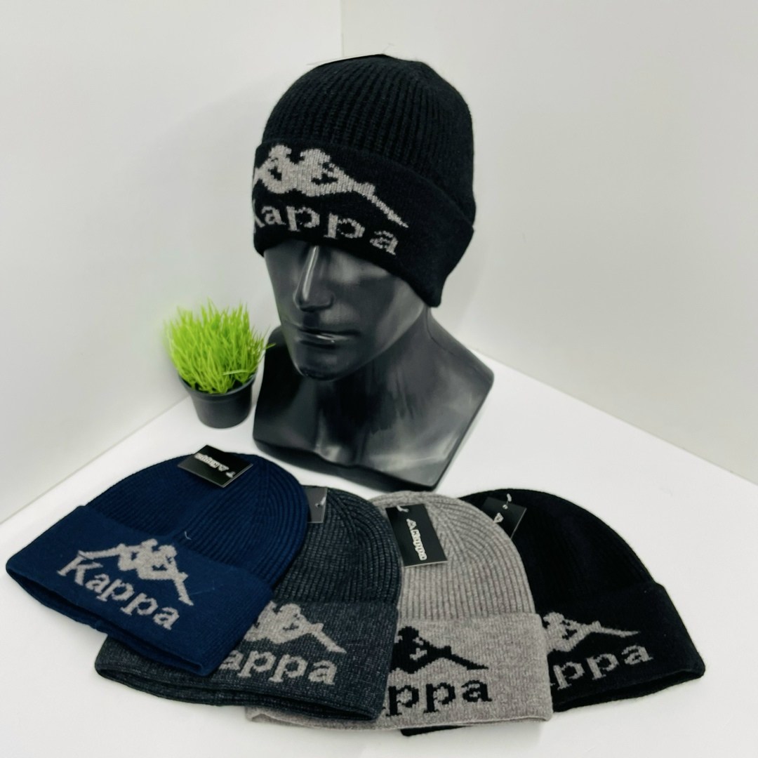 шапка kappa,шапка каппа,шапка kappa черный,шапка kappa g21lxxwyb4,шапка