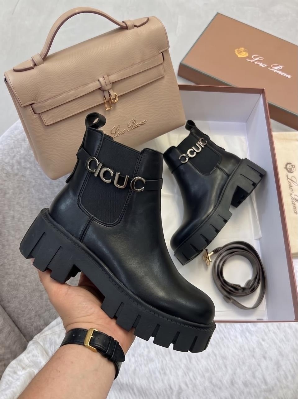 ,женские ботинки,женская ,ботинки прада,ботинки челси prada женские