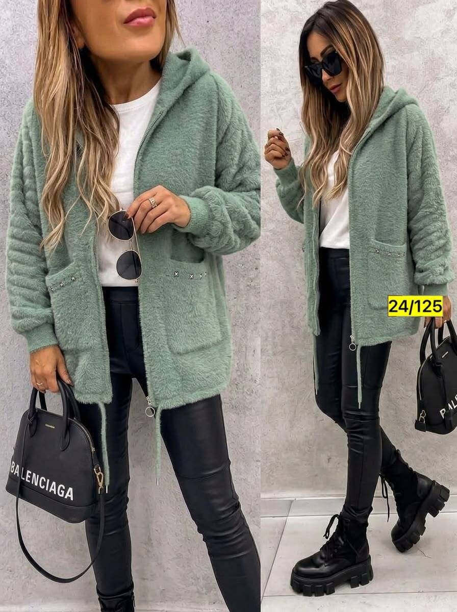 кардиган пушистый с альпакой кофта теплая на замке h&m fashion,кардиган альпака,куртка из альпаки женская,куртка из альпаки,кофта теплая