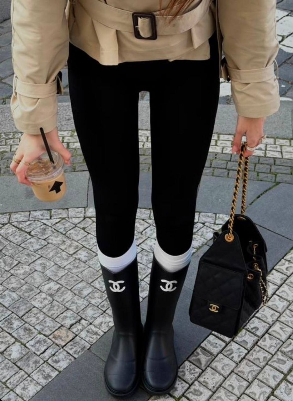 резиновые сапоги chanel,резиновые сапоги шанель,резиновые сапоги,сапоги chanel,сапоги резиновые женские chanel
